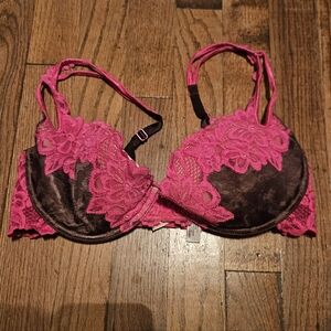 Victoria's Secret Lace Bra in Pink and Brown